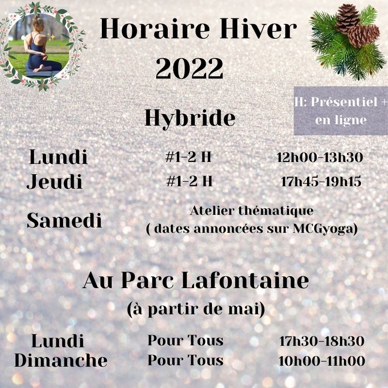 Horaire Hiver 2022